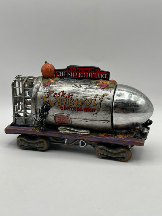 Department 56 - Haunted Rails The Silver Bullet - Snow Village Halloween