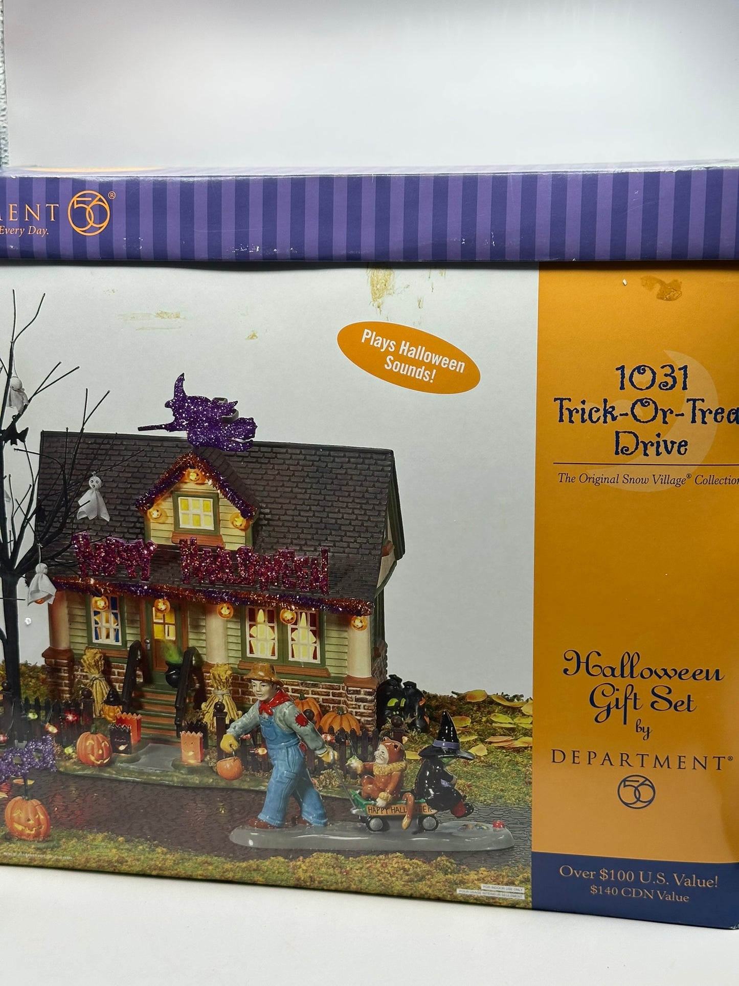Department 56 - 1031 Trick-Or-Treat Drive - Snow Village Halloween