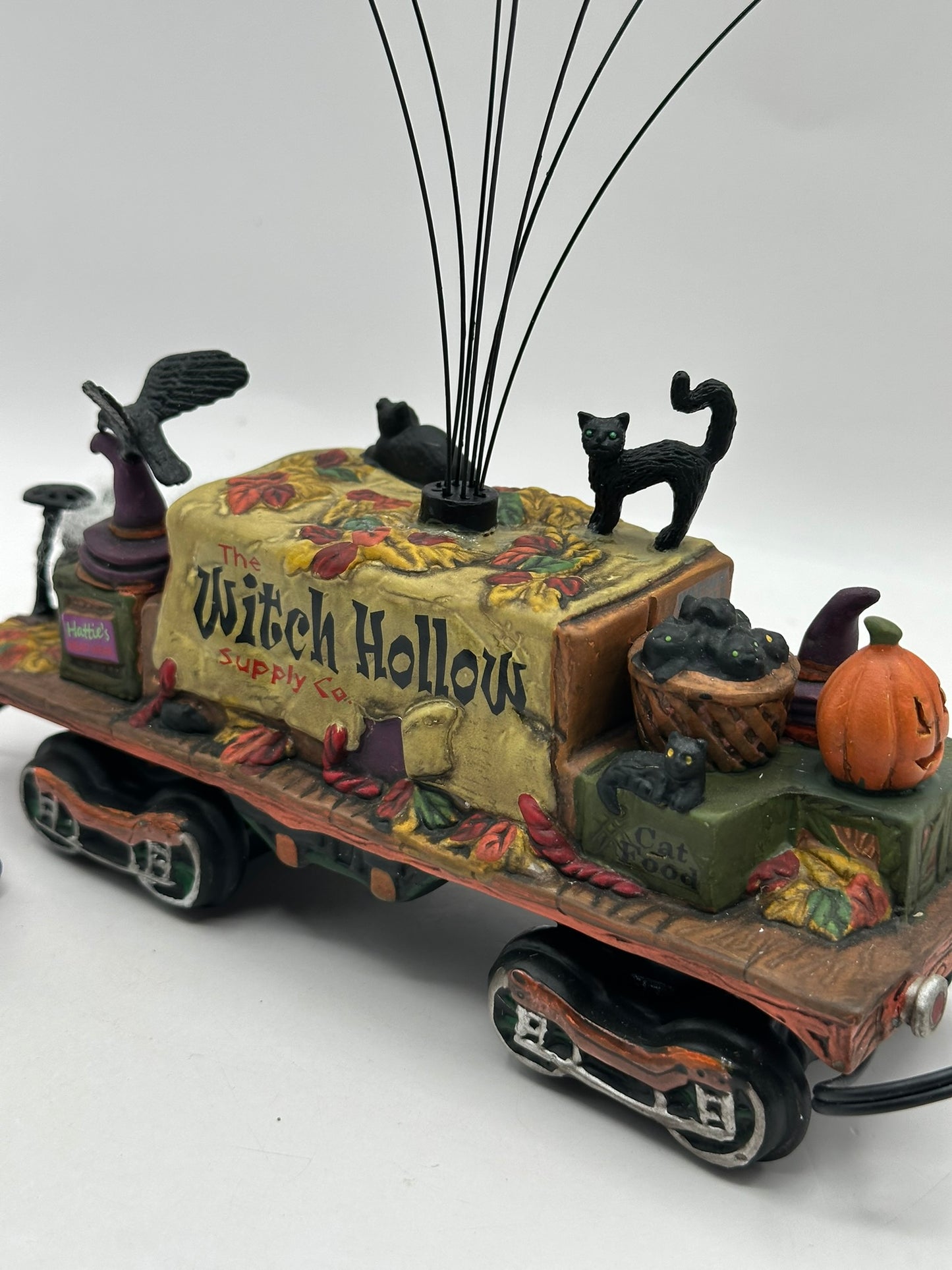Department 56 - Haunted Rails Witch Hollow Supply Car - Snow Village Halloween
