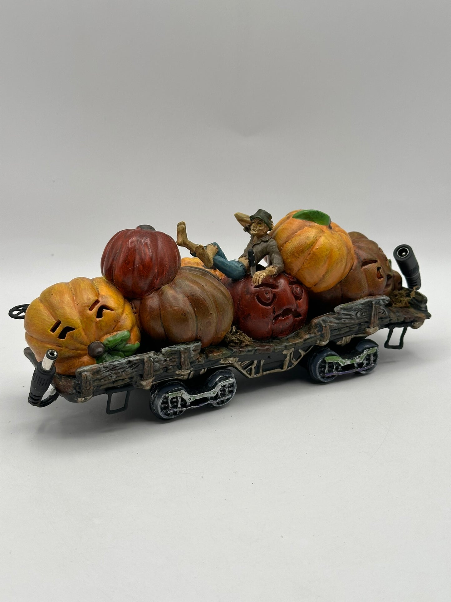 Department 56 - Haunted Rails Jack And His Lanterns Car - Snow Village Halloween