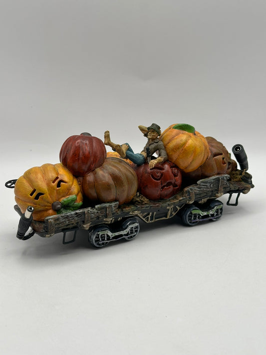 Department 56 - Haunted Rails Jack And His Lanterns Car - Snow Village Halloween