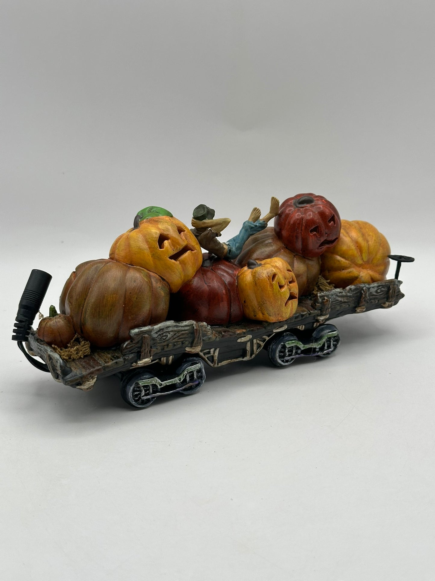 Department 56 - Haunted Rails Jack And His Lanterns Car - Snow Village Halloween