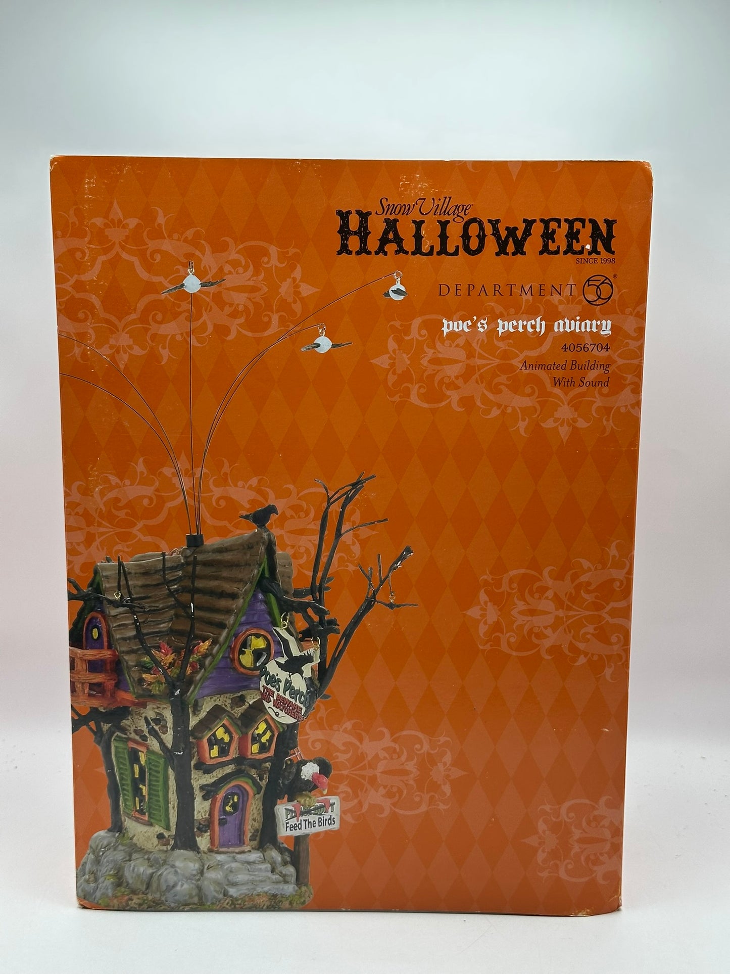 Department 56 - Poe's Perch Aviary - Snow Village Halloween
