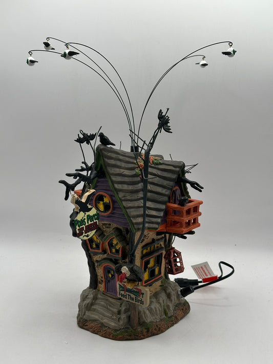 Department 56 - Poe's Perch Aviary - Snow Village Halloween