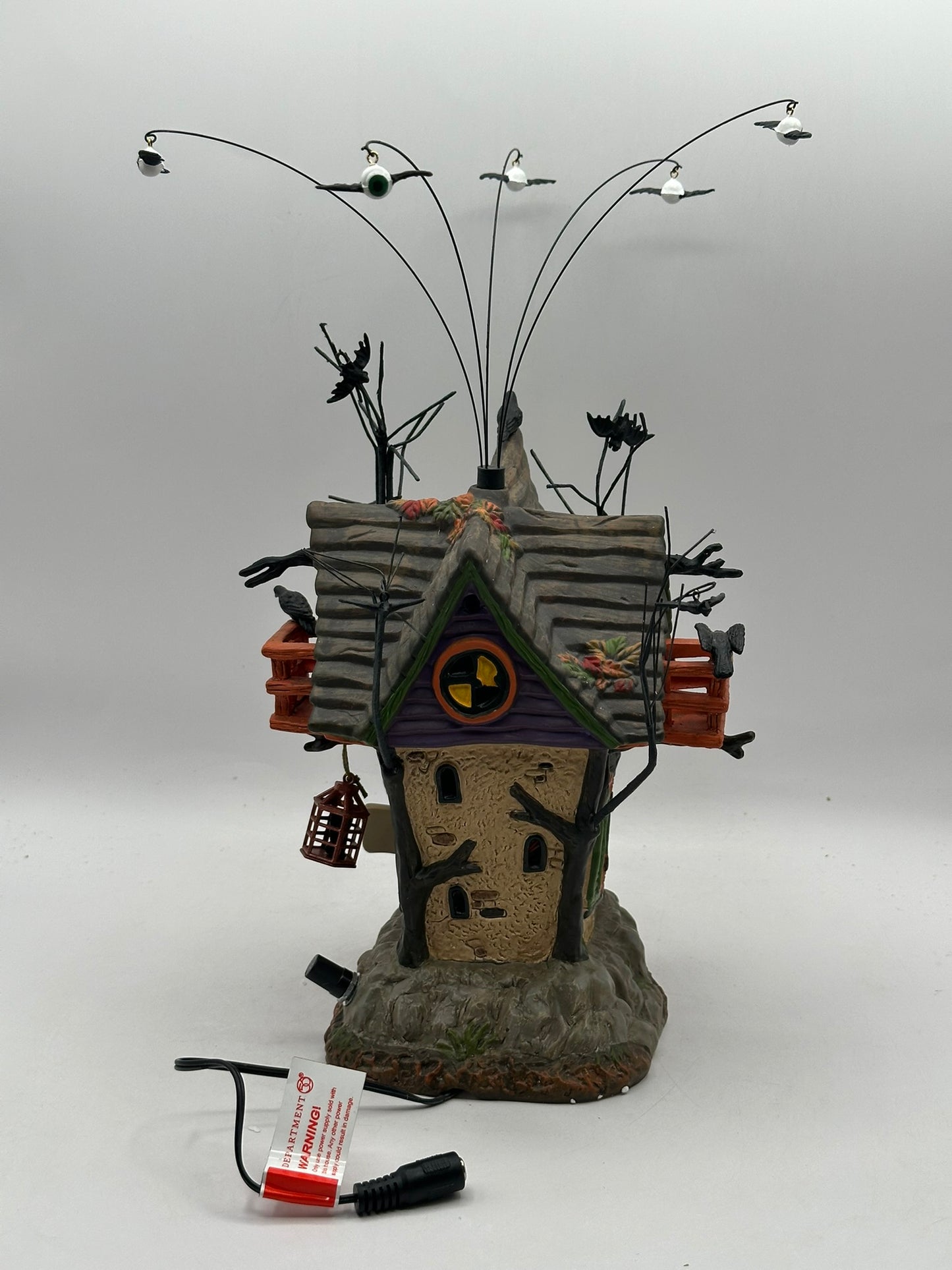 Department 56 - Poe's Perch Aviary - Snow Village Halloween