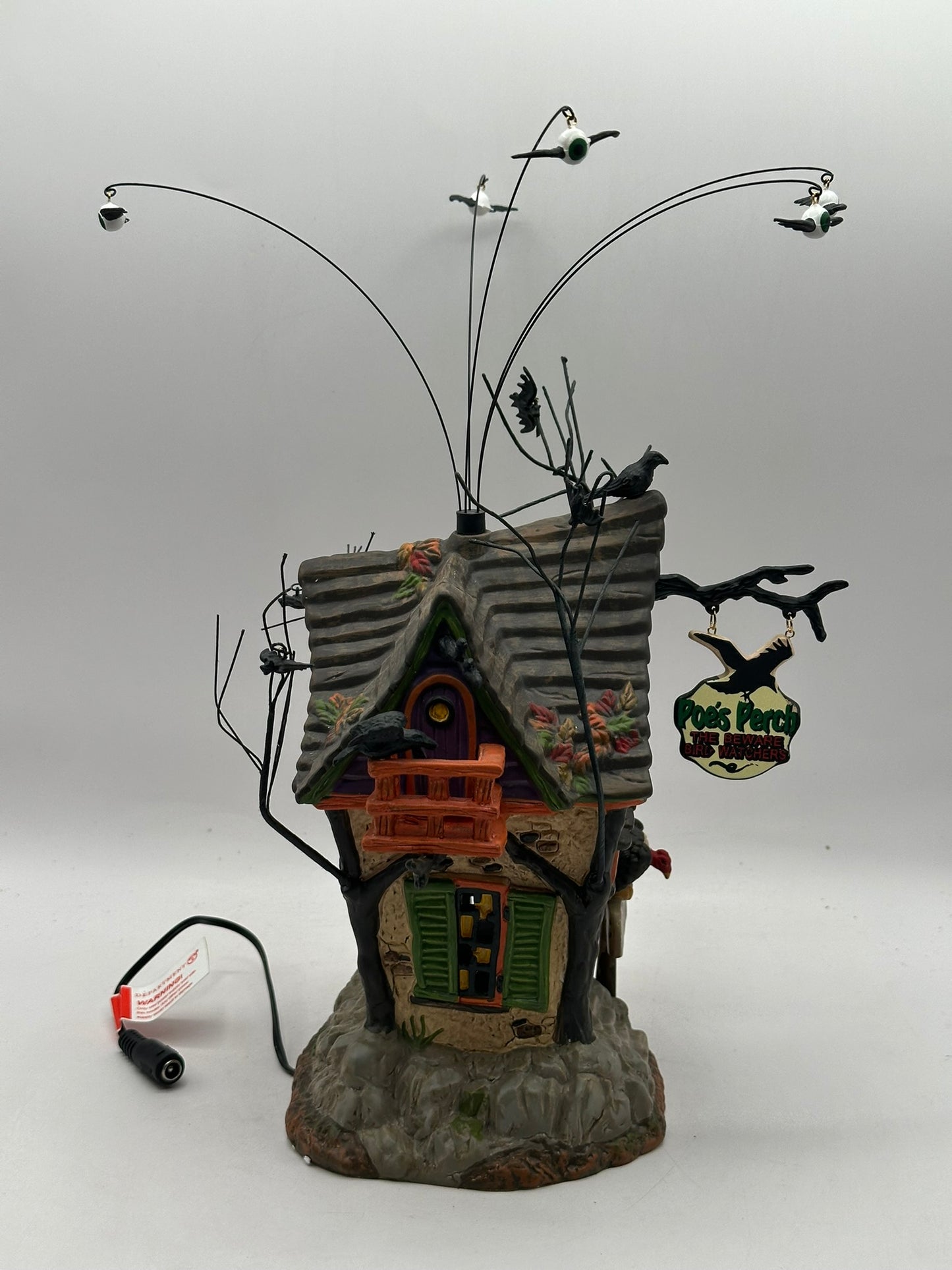 Department 56 - Poe's Perch Aviary - Snow Village Halloween