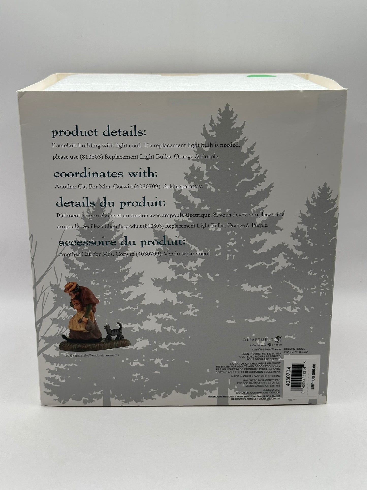 Department 56 - Salem Willows Corwin House - New England Village