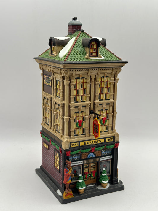 Department 56 - Havana's Cigar Shop - Christmas in the City