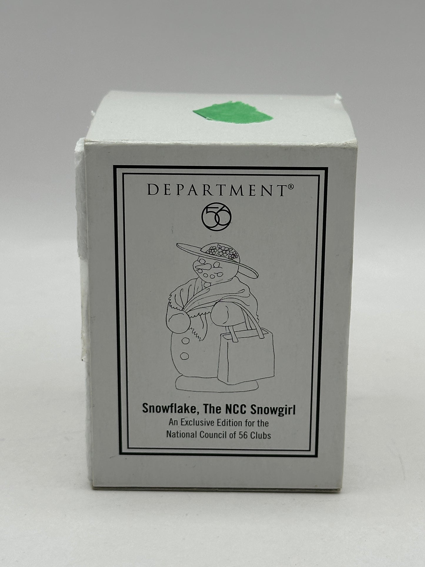 Department 56 - Snowflake, The NCC Snowgirl - National Council of 56 Clubs
