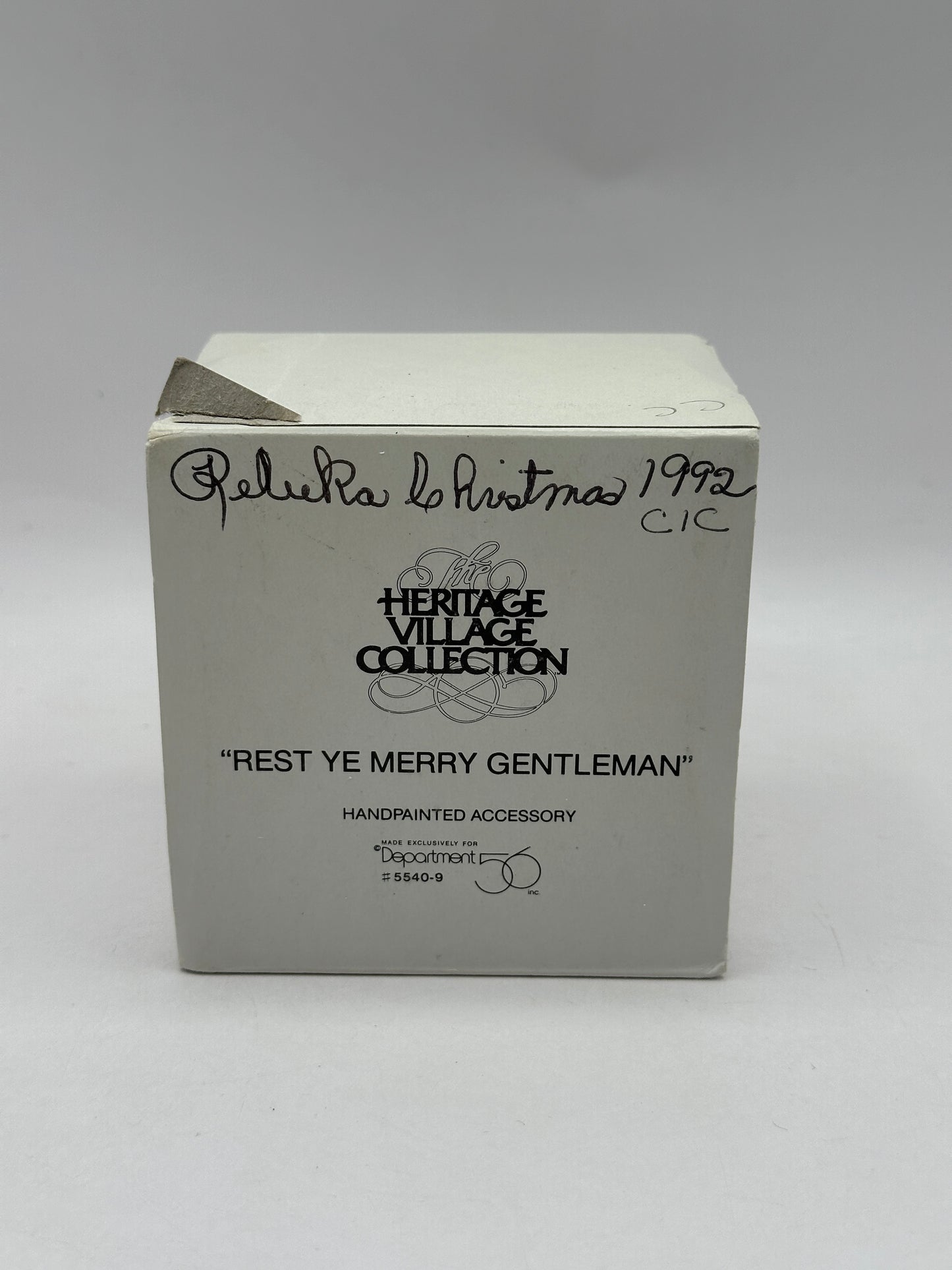 Department 56 - Rest Ye Merry Gentleman - Christmas in the City