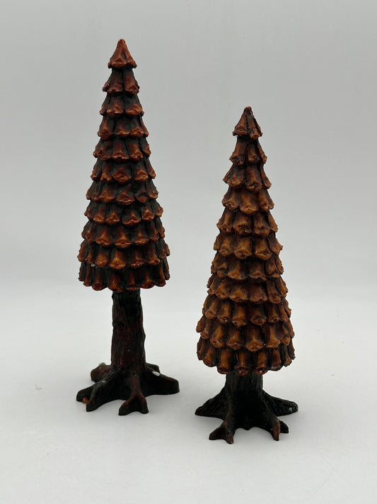 Department 56 - Pine Cone Trees (set of 2) - Village Accessories