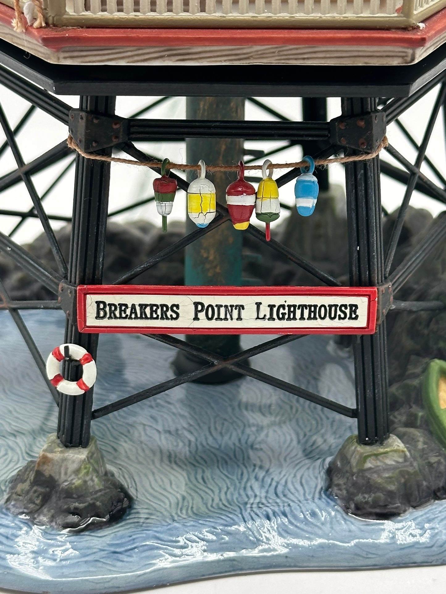 Department 56 - Breakers Point Lighthouse - New England Village