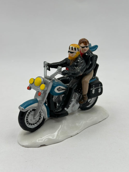 Department 56 - Two For The Road (Harley-Davidson) - Original Snow Village