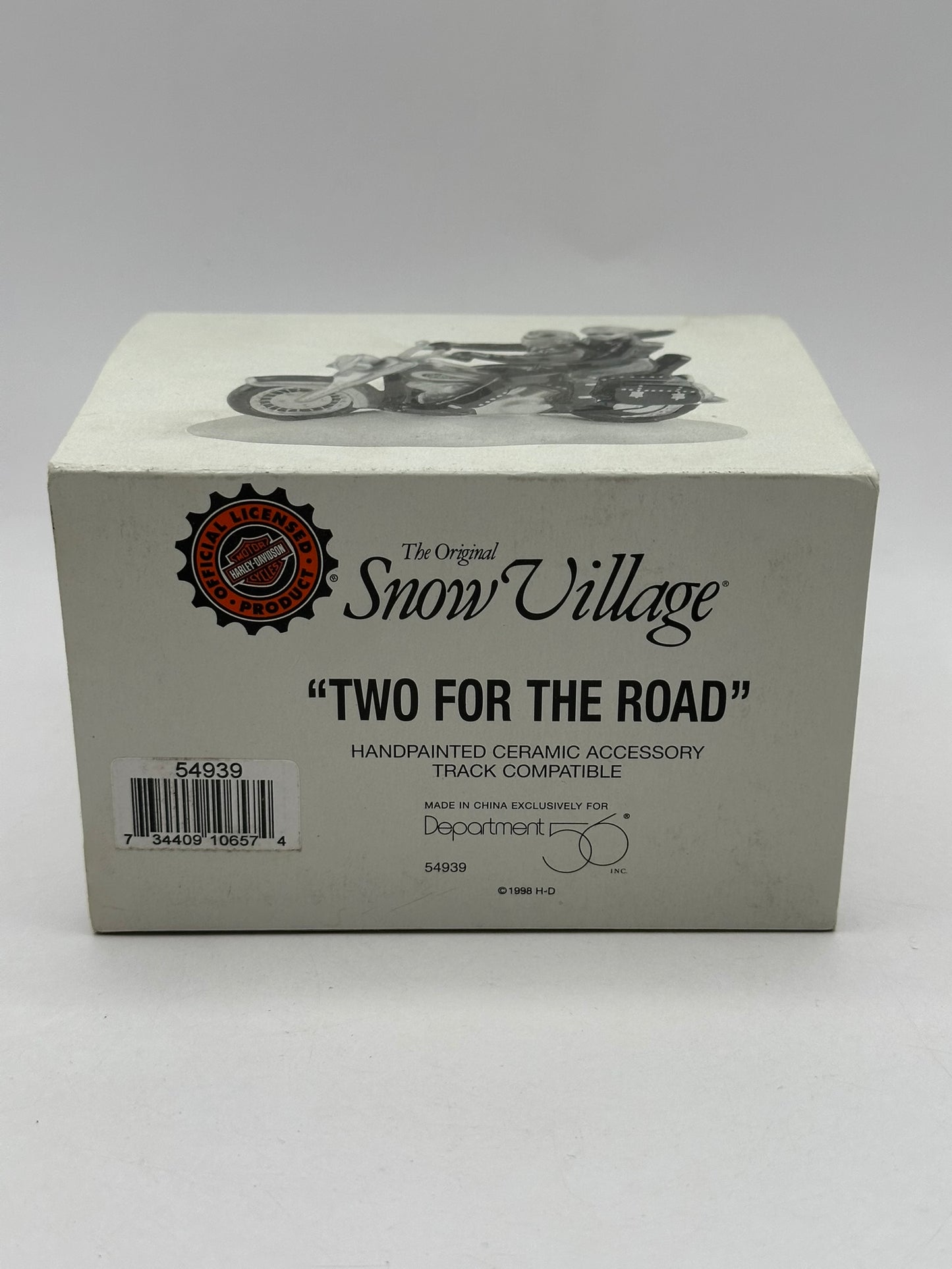 Department 56 - Two For The Road (Harley-Davidson) - Original Snow Village