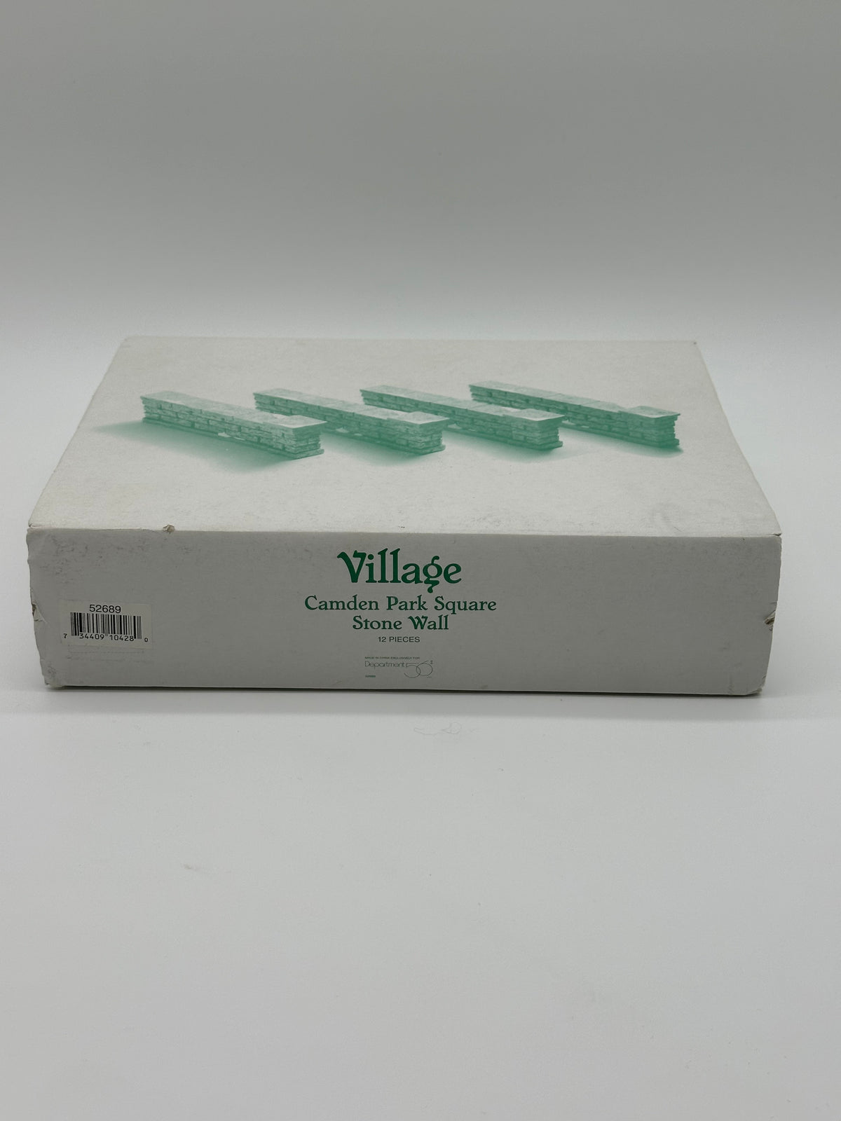 Department 56 - Camden Park Square Stone Wall - Village Accessories
