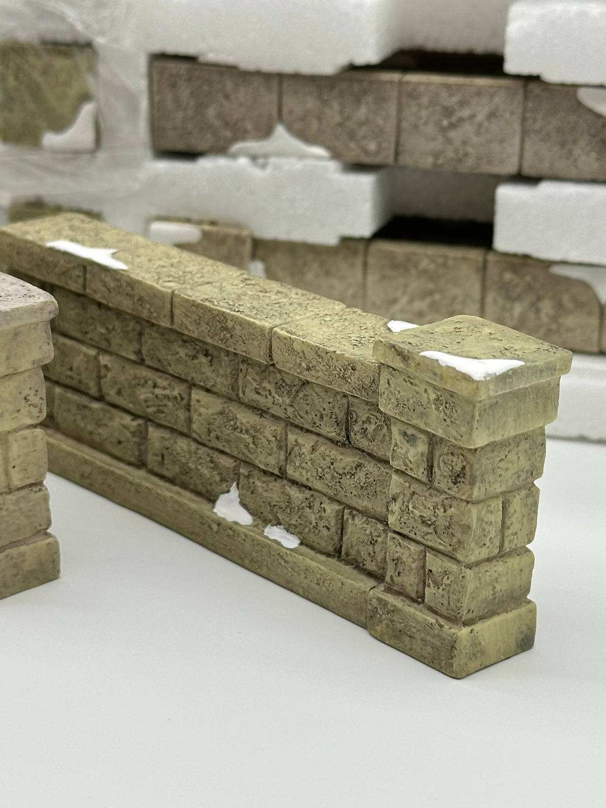 Department 56 - Camden Park Square Stone Wall - Village Accessories