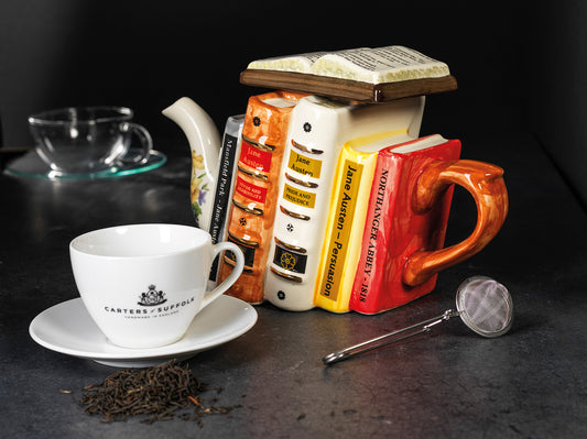 Carters of Suffolk - Books (Austen)  - Handmade Teapot