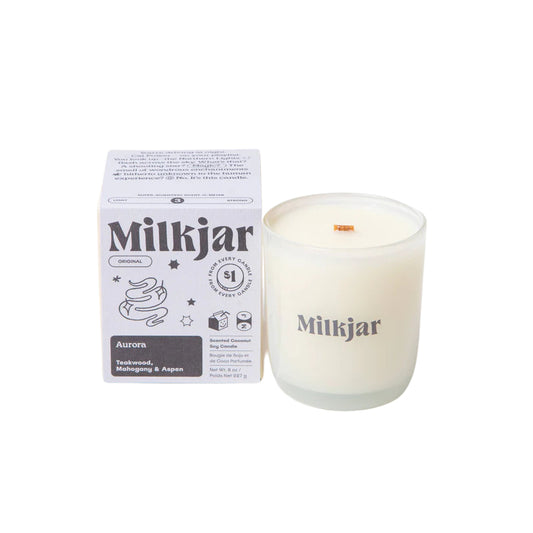 Milk Jar - Aurora - Candle
