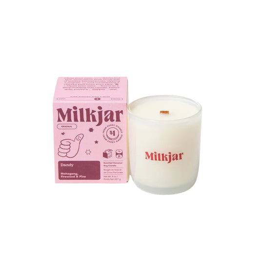 Milk Jar - Dandy - Candle