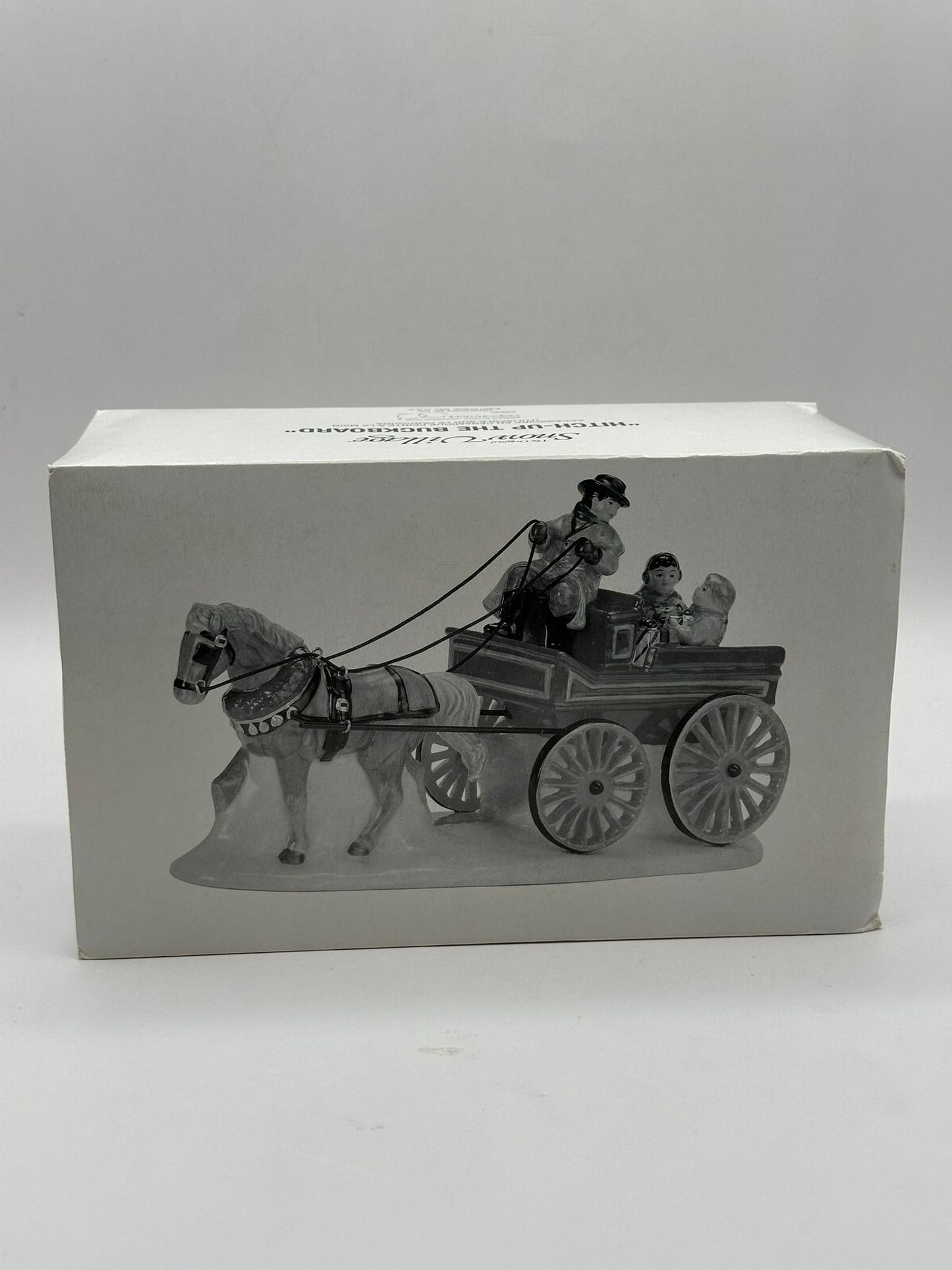 Department 56 - Hitch-Up The Buckboard - Original Snow Village