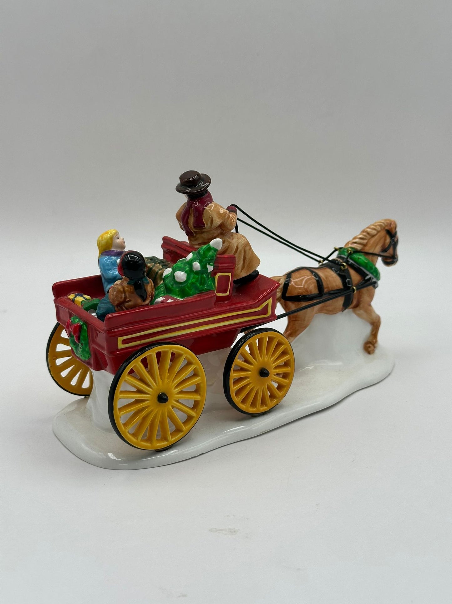 Department 56 - Hitch-Up The Buckboard - Original Snow Village