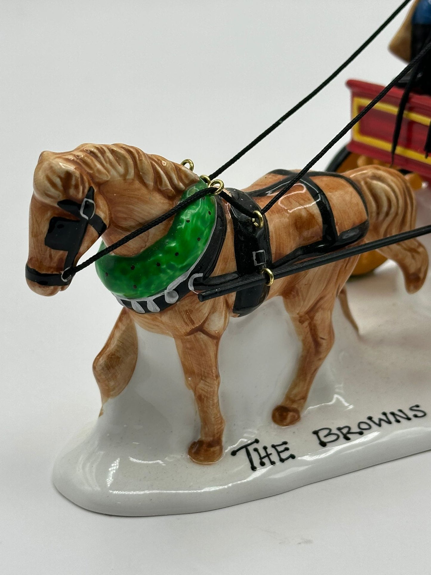 Department 56 - Hitch-Up The Buckboard - Original Snow Village
