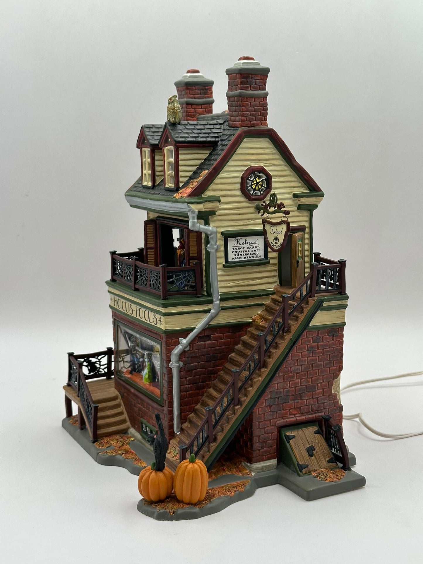 Department 56 - Helga's House of Fortunes - Snow Village Halloween