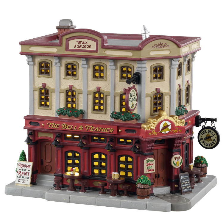 Lemax The Bell & Feather - Christmas village collectible