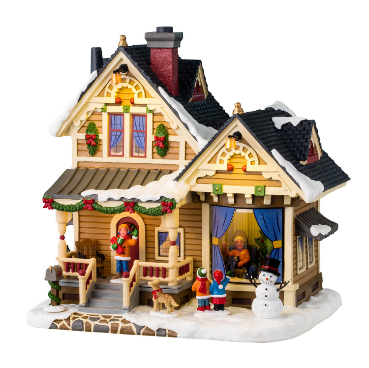 Lemax Christmas Eve At Grandma's - Christmas village collectible