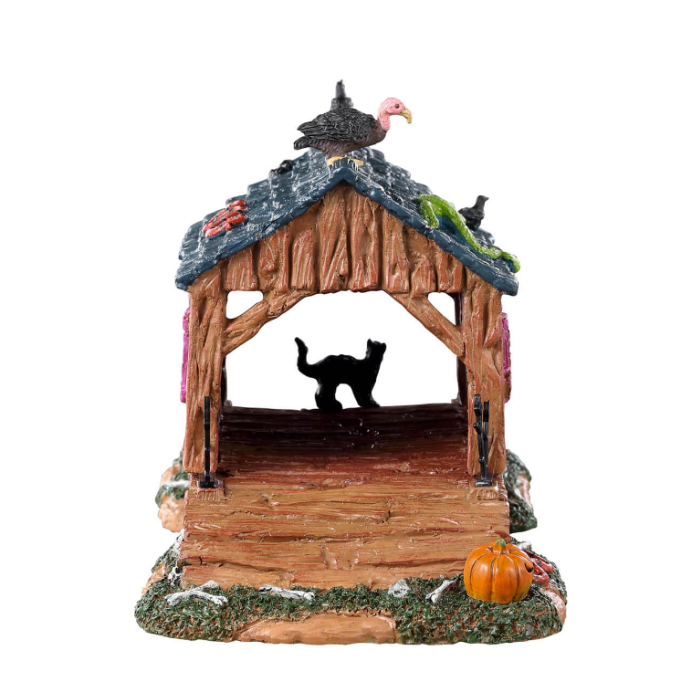 Lemax Spooky Town - Creepy Covered Bridge