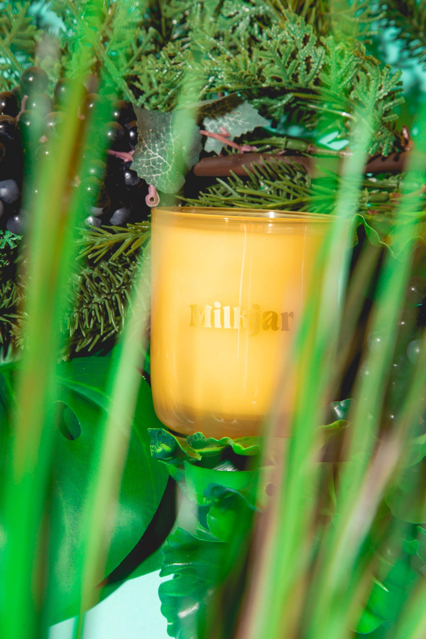 Milk Jar - Garden State - Candle