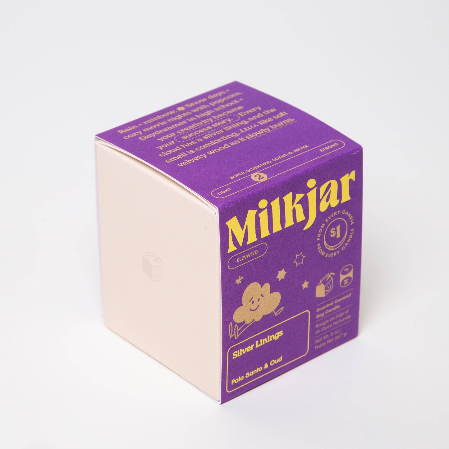 Milk Jar - Silver Linings - Candle