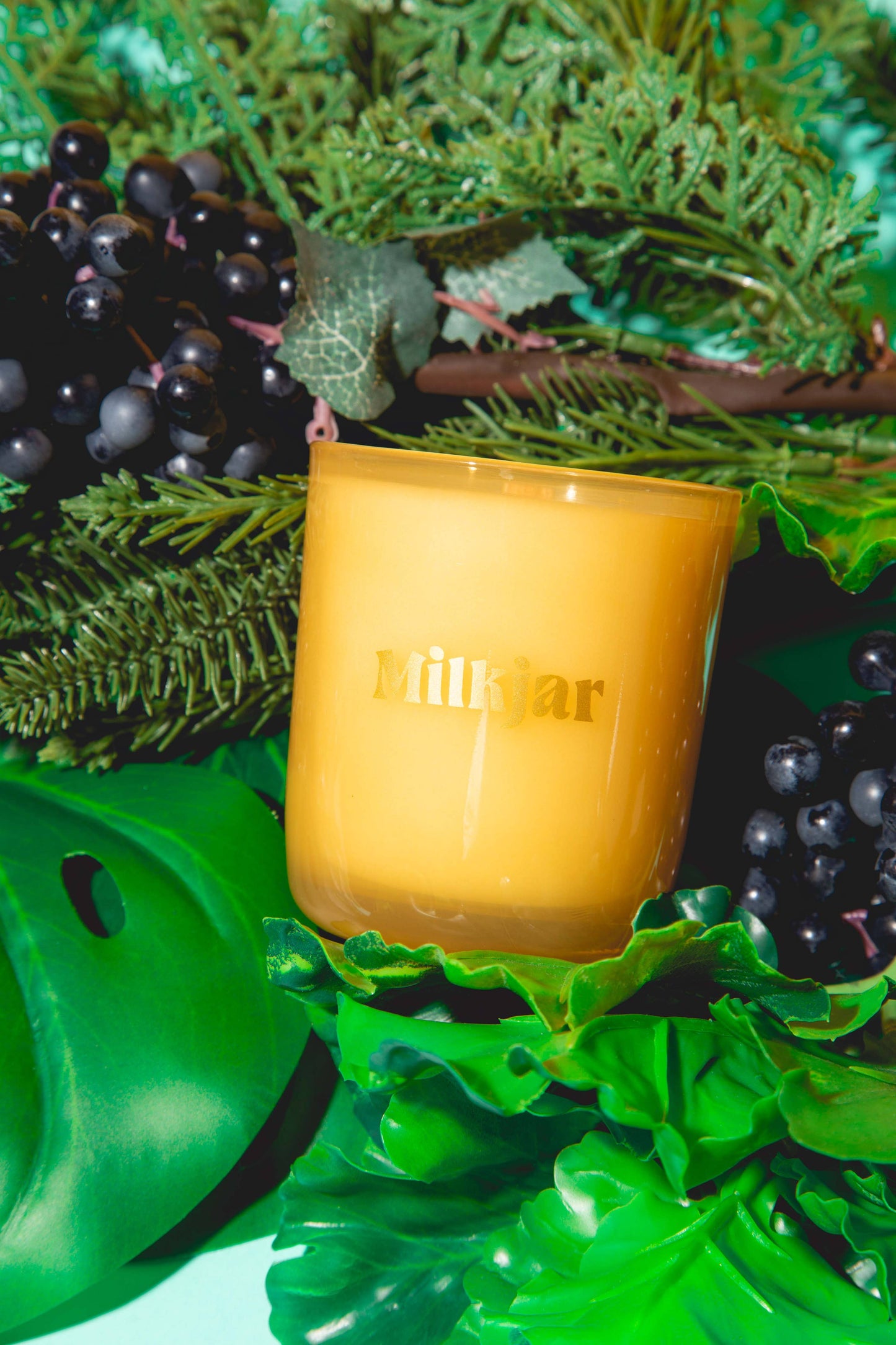 Milk Jar - Garden State - Candle