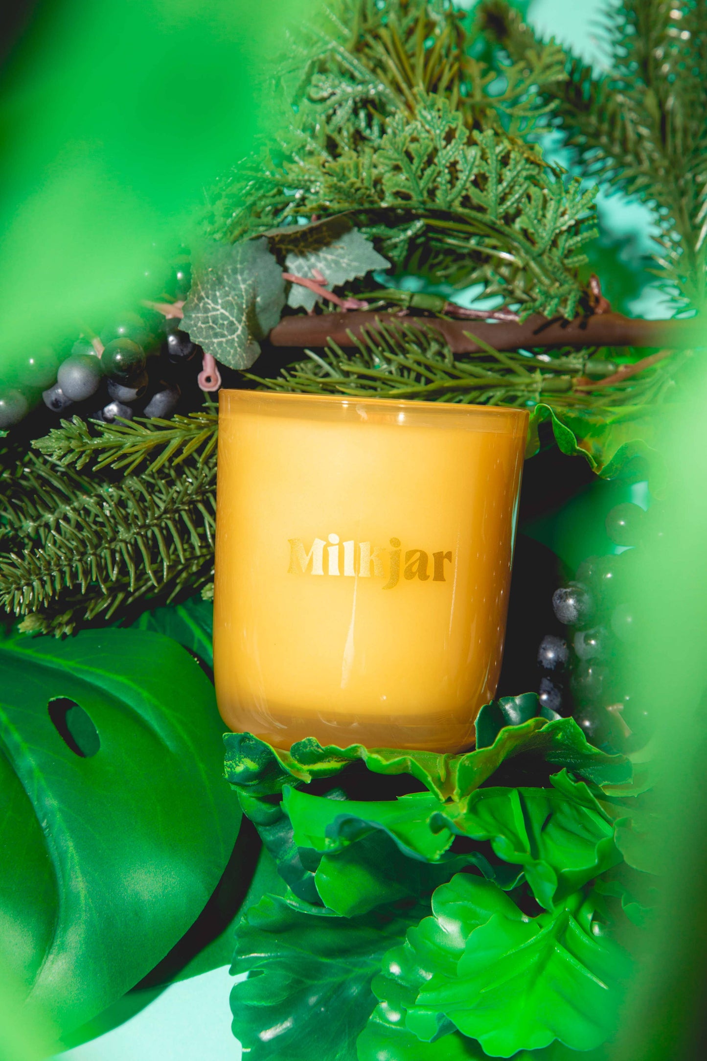 Milk Jar - Garden State - Candle