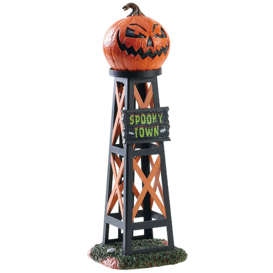 Lemax Spooky Town - Evil Pumpkin Water Tower