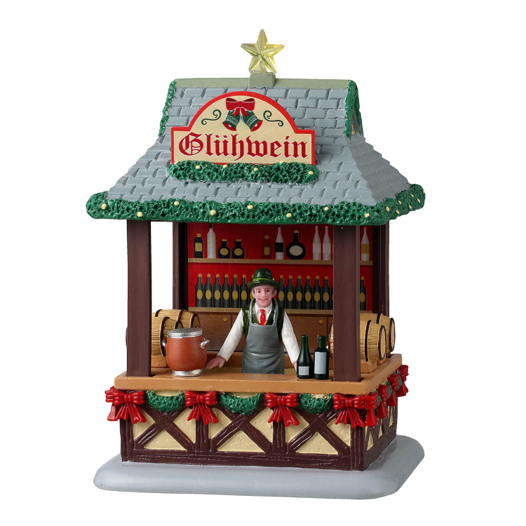 Lemax Gluhwein Booth - Christmas village collectible