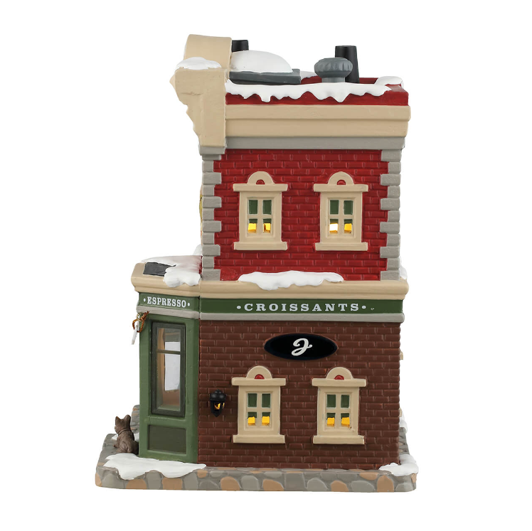 Lemax Juliette's Croissant & Coffee Shop - Christmas village collectible (view 2)