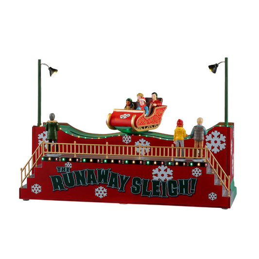 Lemax The Runaway Sleigh - Christmas village collectible