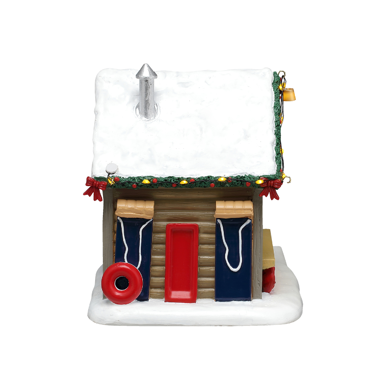 Lemax - Slopeside Sled Rental