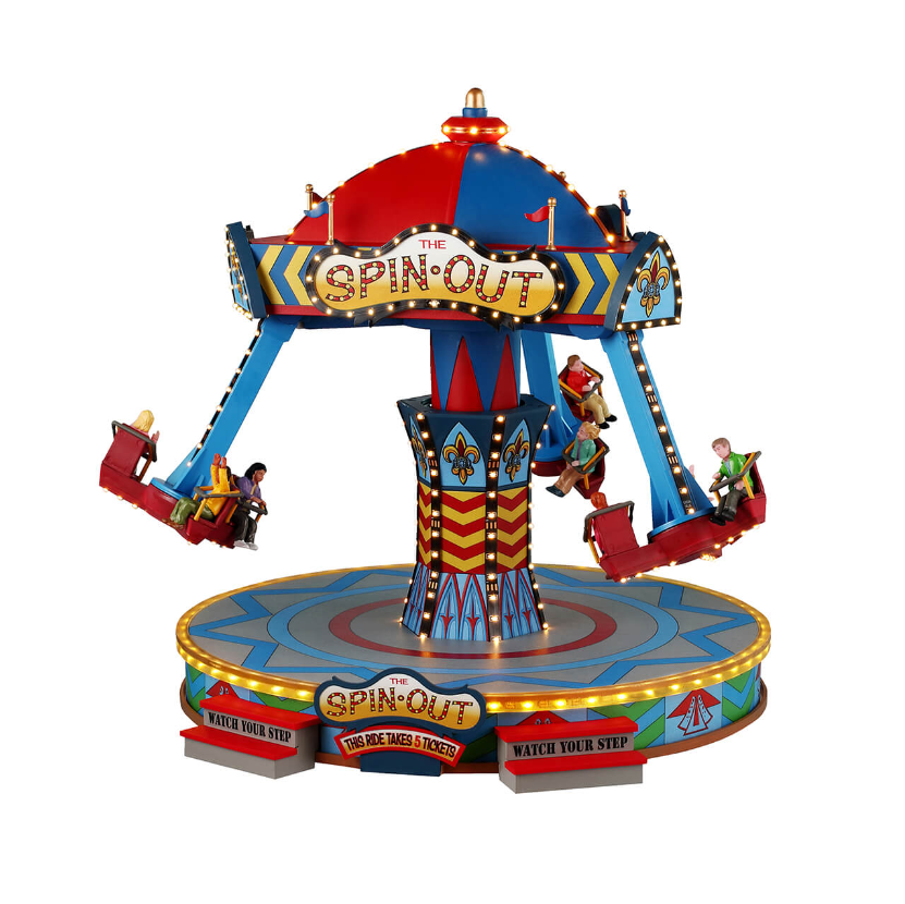 Lemax The Spin Out - Christmas village collectible