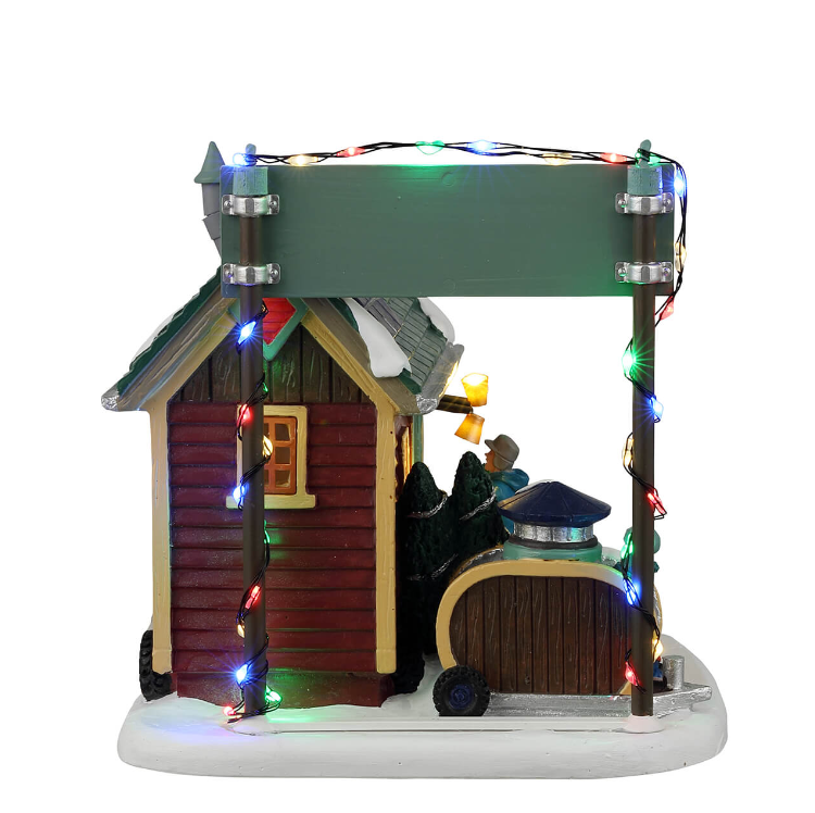 Lemax Tiny House Tree Lot - Christmas village collectible (view 2)