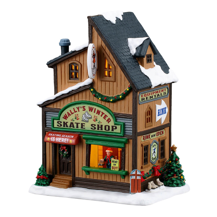 Lemax - Wally's Winter Skate Shop